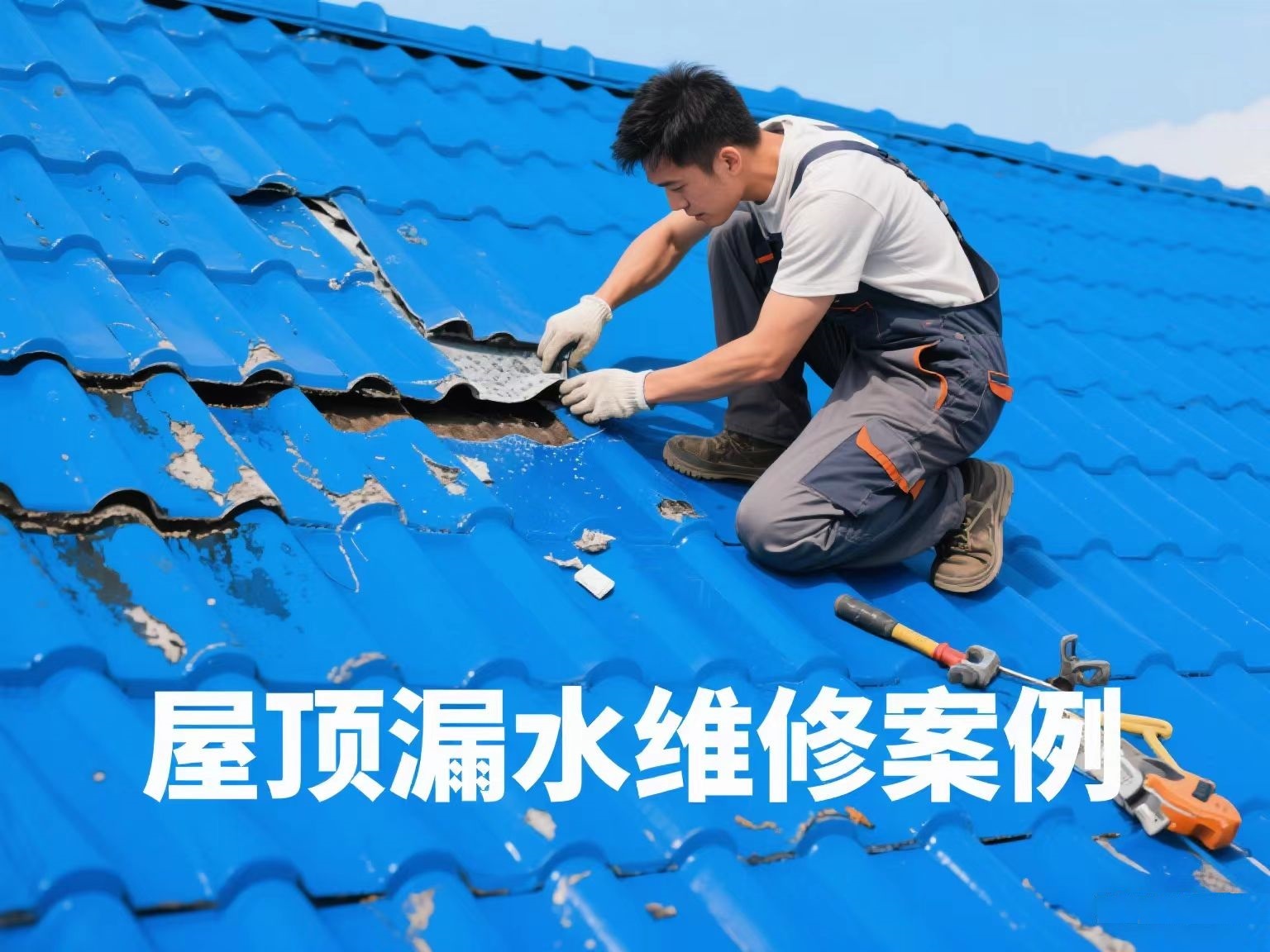 屋頂漏水專利技術維修案例